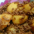 カオリン518's cooksnap of when they made 簡単！わが家の肉じゃがとゴボウの煮物.