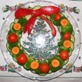 雨風食卓's cooksnap of when they made クリスマスに♪リースみたいなサラダ❤.