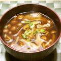 meg115's cooksnap of when they made 好きな茸を沢山入れてキノコ汁はいかが？.