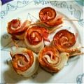 桜ともか's cooksnap of when they made ちくわのベーコン巻き.
