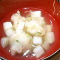 スギナとつくし's cooksnap of when they made 地物長芋の✿あっさり簡単❀海老団子煮✿.