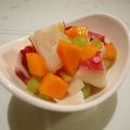 まりち♪'s cooksnap of when they made タコ×柿×ダイコンの簡単酢の物.