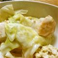 クックVORR8T☆'s cooksnap of when they made 簡単！チキンとキャベツのクリーム煮.