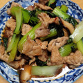 ウサびん's cooksnap of when they made ✿タアサイと豚肉のピリ辛オイスター炒め✿.