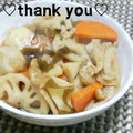 陽翔mam 's cooksnap of when they made 母の味　根菜の煮合え✿.
