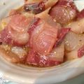 いちごっくま0's cooksnap of when they made ぶりのお刺身＊ごま酢和え.