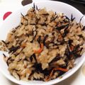 mama・×・'s cooksnap of when they made ＊ひじきごはん＊.