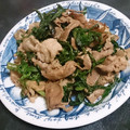 碧きりん's cooksnap of when they made 春菊の簡単炒め.