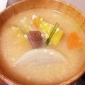 ムーミン谷のmee's cooksnap of when they made 粕汁風の甘酒味噌汁.