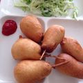 だいぽよ☆'s cooksnap of when they made ミニサイズ♪アメリカンドック.