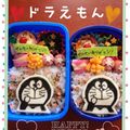 ぶるーありー's cooksnap of when they made キャラ弁☆かわいい海苔アート.