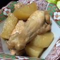 ミドリムシママ's cooksnap of when they made 大根と鶏手羽元の煮物.