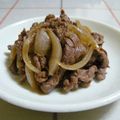 nasubeam's cooksnap of when they made 牛肉と玉ねぎのオイスター炒め.