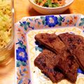 えすあきら's cooksnap of when they made レバーの漬け焼き.