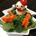 閣下0830's cooksnap of when they made 簡単可愛い♪ポテサラ雪だるま☆.