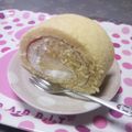 白黒ウサギ's cooksnap of when they made しっとりふわふわ＊林檎のロールケーキ.