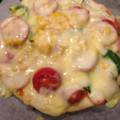 かれおん's cooksnap of when they made 簡単ソーセージピザ.