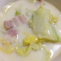 thai0970's cooksnap of when they made 暖まるね♪白菜とベーコンのクリーム煮.