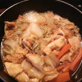 ハルとサスケ's cooksnap of when they made 鳥肉と白菜と油揚げを煮る！.