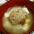 あまいこびと's cooksnap of when they made とろろ昆布と大根の味噌汁.