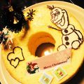 riho0042's cooksnap of when they made オラフでケーキ♡.