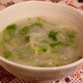 rie-tin's cooksnap of when they made つるっといける♡白菜と春雨のスープ♡.