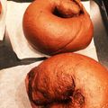 虚数平面's cooksnap of when they made つるつるぴかぴか＊ココアベーグル.