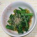 あくあ☆ぶるー's cooksnap of when they made ごまたっぷり♪　菜の花の辛子酢醤油和え.