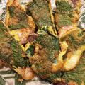 ゆちのーマンマ's cooksnap of when they made 余ったお刺身でお弁当！白身魚の大葉ピカタ.