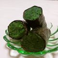 赤い電話's cooksnap of when they made 簡単かわいいお弁当 海苔巻ほうれん草.