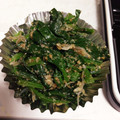 こぴたまご's cooksnap of when they made ■簡単副菜■ほうれん草ごまあえ☆朝昼減量.