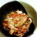 amjkao's cooksnap of when they made ご飯にピッタリ☆椎茸と人参の卵とじ.