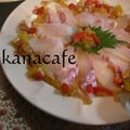 tamakanasota's cooksnap of when they made 真鯛のカルパッチョ♪香味ソース♪.