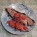 オレンジリング's cooksnap of when they made ぶりの照焼きとパプリカの付け合わせ.