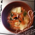 K0A9O0R8U♪'s cooksnap of when they made つるりん～なんちゃって●ワンタンスープ●.