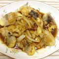 プリヲ's cooksnap of when they made 簡単！りんごチーズ豚巻きの生姜焼き♪.