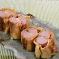 よっしゃん's cooksnap of when they made おさかなソーセージ油揚げチーズ巻き.