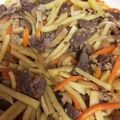 そうぱる's cooksnap of when they made コストコプルコギ牛肉とじゃが芋のきんぴら.
