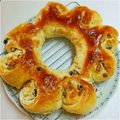 めるるk10's cooksnap of when they made クランベリークリームチーズパン.
