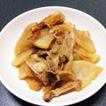 honyorin's cooksnap of when they made 簡単、豚バラ肉と大根のヘルシー炒め物.