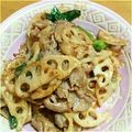 まじこ42's cooksnap of when they made れんこん豚ねぎ味噌炒め.