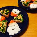 めぐちゃん's cooksnap of when they made サンタとツリーでクリスマス寿司ケーキ.