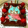 ひなわかママ's cooksnap of when they made チョコプレート☆妖怪ウォッチ　フユニャン.