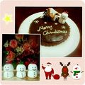 ＊Minnie＊'s cooksnap of when they made 超簡単！クリスマスのマシュマロ雪だるま.