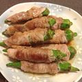 とろけい's cooksnap of when they made あっさりオクラの豚巻き♪.