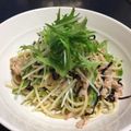 ひろこどっとこむ's cooksnap of when they made 簡単★★塩昆布と水菜の和風ツナパスタ♪.