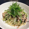 ひろこどっとこむ's cooksnap of when they made 簡単★★塩昆布と水菜の和風ツナパスタ♪.