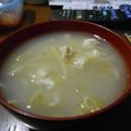 ramieru's cooksnap of when they made 簡単♪もやしと崩し豆腐の中華スープ.