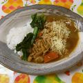よちりん's cooksnap of when they made ポパイカレー♪チーズものせれば☆パワー飯.