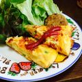 ＲＫまま's cooksnap of when they made しらすのせ♥フワフワオムレツ.